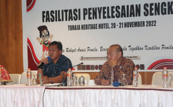 Beri Bimbingan Penyelesaian Sengketa Kepada Jajaran Kecamatan, Bawaslu Torut Harap Peraturan Baru Jadi Pedoman