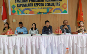 Sediakan Akses Informasi dan Pemahaman Hak-Hak Penyandang Disabilitas dalam Pemilu, Bawaslu Toraja Utara Gelar Giat Fasilitasi